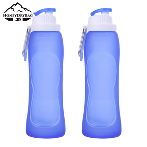 Vente en gros de bouteille d'eau pliante extérieure créative tasse en silicone portable idéale pour le sport, le cyclisme et les aventures de <span class=keywords><strong>voyage</strong></span> - Product Image 2