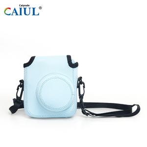 Sac de transport <span class=keywords><strong>pour</strong></span> <span class=keywords><strong>appareil</strong></span> <span class=keywords><strong>photo</strong></span> <span class=keywords><strong>Instax</strong></span> Mini12/<span class=keywords><strong>11</strong></span>, sac de rangement souple <span class=keywords><strong>pour</strong></span> <span class=keywords><strong>appareil</strong></span> <span class=keywords><strong>photo</strong></span> de voyage en plein air, anti-collision, couleur unie texturée - Product Image 2