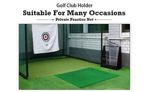 Porta mazze da <span class=keywords><strong>Golf</strong></span> con tappetino da <span class=keywords><strong>Golf</strong></span> in legno con tappetino in erba artificiale-espositore per interni-contiene 13 mazze - Product Image 3