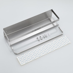 Étagère <span class=keywords><strong>de</strong></span> <span class=keywords><strong>douche</strong></span> moderne auto-adhésive avec <span class=keywords><strong>barre</strong></span> en acier inoxydable 304 Caddy <span class=keywords><strong>de</strong></span> <span class=keywords><strong>douche</strong></span> Porte-shampooing pour salle <span class=keywords><strong>de</strong></span> bain - Product Image 5