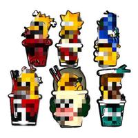 Großhandel Metall-Cartoon-Pins: Beliebte lustige Charakter-Pins, niedliche Emaille-Abzeichen, Souvenir US Classic Family Anime-Pins für Kleidung