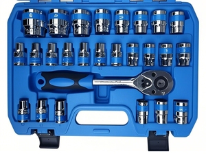 Bộ dụng cụ sửa chữa ô tô chuyên nghiệp OEM, cờ lê kết hợp dùng tay, 32 món, hộp cứng, kèm tay cầm, bảo hành 3 năm - Product Image 2