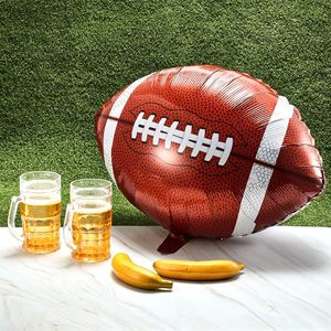 Palloncini in Foil a Forma di Palla da Rugby Ecologici da 26 Pollici, Decorazioni per Feste a Tema Sportivo e <span class=keywords><strong>Laurea</strong></span> - Product Image 3