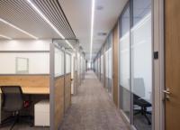 Office Workstation Panel Easy Installation Modular Shipping Privacy Space Mueble De Glass Panel Half Wall