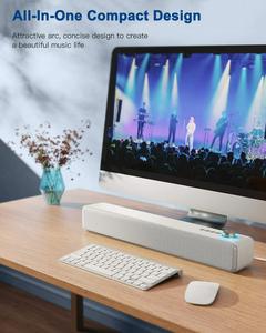 Barra de sonido envolvente estéreo A35 BT Smart Home, versión inalámbrica de 10W, altavoz de TV <span class=keywords><strong>HiFi</strong></span> para <span class=keywords><strong>PC</strong></span> y teléfono inteligente 5,2 para proyector de cine en casa - Product Image 6