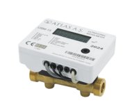 Compteur d'eau à turbine Atlas MBus/Lorawan/Pulse R400 IP68 DN15 en laiton prépayé, compatible OEM, pour usage domestique, garantie 3 ans, certifié MID CE