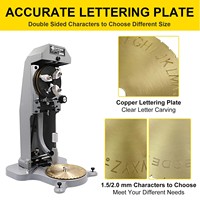 Ring-Graviermaschine für Innenflächen – Nummern 1-9 A-Z Ringe Innen gravieren Werkzeug Ringinnengravierer Standard Buchstabensatz Stempel Schmuck