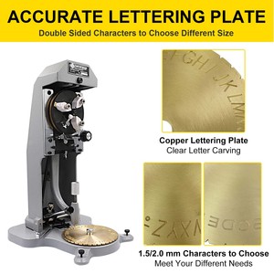 Sayılar 1-9 A-Z halkaları iç gravür aracı halka gravür içinde standart Letter blok Stamper takı yüzük gravür makinesi - Product Image 5