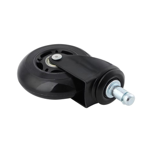 Quality Heavy Duty 360 Degree Swivel Steel Casters Lightweight Noiseless Black <b>Replacement</b> <b>Wheels</b> For Living Room Home Furniture - Product Image 1