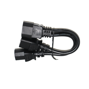 Type 2 in 1 <strong>Extension</strong> Iec 320 <strong>Plug</strong> Connector Splitter C13 C14 <strong>Socket</strong> Cable Cords - Product Image 3