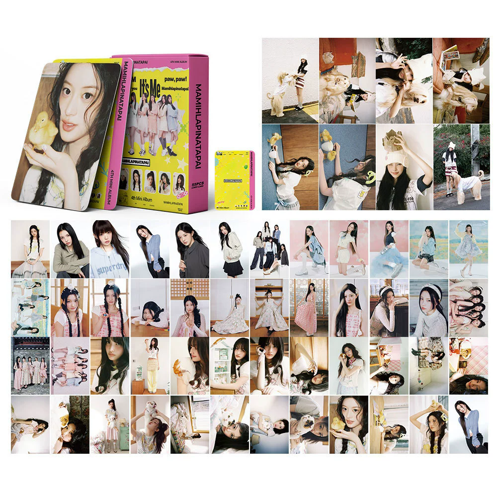 KPOP Idol 55pcs/box ILLIT 4TH MINI Album Photocard Lomo Card Photo