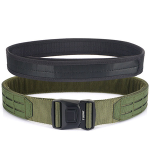 Cinturón Táctico Resistente <span class=keywords><strong>Tushi</strong></span> de 2 Pulgadas con Sistema Molle de Camuflaje y Hebilla Metálica de Liberación Rápida - Product Image 5