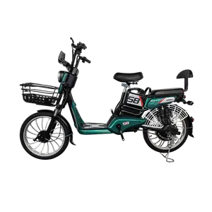ייצור בהתאמה אישית שני גלגלים 350W 48V אופניים מחירים חדשים במהירות מהירה היברידית 48v חשמלי אופני עיר אופניים חשמליים אופניים חשמליים