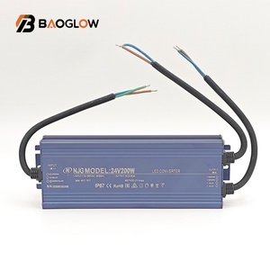 ขายส่ง แหล่งจ่ายไฟแบบสวิตชิ่ง 170vac เป็น 12v -24vdc สำหรับไฟ LED 24v กันน้ำ ปรับความสว่างได้ รองรับอินพุต 170v 265v 200w IP65 - Product Image 1
