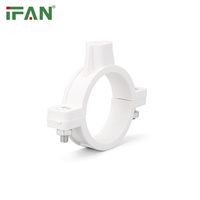 IFAN Promotion : Raccord Réducteur PVC SCH40 ASTM D2466 Blanc pour Alimentation en Eau, Connecteur à Colle UPVC Blanc pour Eau