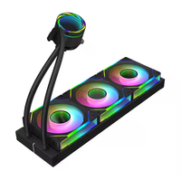 Ventilador de Refrigeración para Caja de Ordenador Fantasy WuKong ARGB, con Bloques de Construcción, 12V, Rodamiento Fluido, Conector de 4 Pines, 1.4W, para Oficina y Gamers, CPU