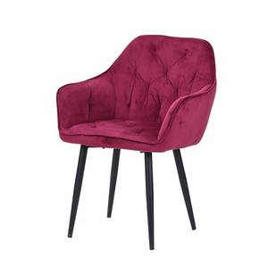 Wholesale Upholstered Kitchen Room Arm Rest Cafe Metal Legs Fabric Velvet Restaurant <b>Dining</b> <b>Chair</b> - Product Image 6