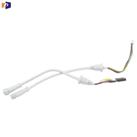 Connecteur de câble étanche M13 2-6 broches mâle/femelle IP67 en nylon, montage rapide sur panneau, faisceau de câbles personnalisé