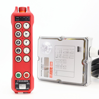 Control Remoto Inalámbrico Industrial SF-10DP(UK) IP67 a Prueba de Agua, de 10 Teclas, Doble Velocidad y Bloqueable para Grúa Puente