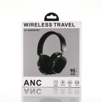 Casque hybride DOQAUS ANC891BT en vente directe, écouteurs supra-auriculaires, casque de jeu sans fil avec suppression active du bruit (ANC) et suppression du bruit environnemental (ENC)