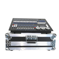 Console d'éclairage de scène DMX 512 1024 canaux, multicanal, IP20, avec flight case, idéale pour les mariages, les discothèques et les événements DJ