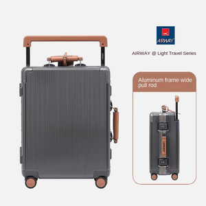 Universeller 20-Zoll-Stummwagenkoffer <span class=keywords><strong>TAS</strong></span> Lock Leichtes, langlebiges Hartschalen-Aluminiumrahmen-Spinner-Reise-ABS/PC-Gepäck - Product Image 4