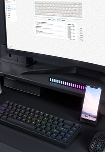 Skyloong Gk68 Ông <span class=keywords><strong>e</strong></span>-thể thao Gateron chuyển đổi từ bàn phím cơ khí chơi game Bàn phím tốc độ cao - Product Image 3