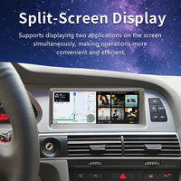 Système multimédia de voiture sans fil Android AUTO CarPlay avec écran 8,8 pouces pour AUDI A6 C6 2005-2011, lecteurs vidéo de voiture, GPS NAVI, stéréo