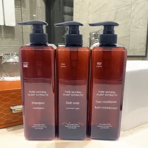 500ml Hôtel-Grade Shampooing Gel Douche Recharge Bouteille Désinfectant <span class=keywords><strong>pour</strong></span> <span class=keywords><strong>les</strong></span> Mains Remplacement Vide Conditionneur Push Type 300 <span class=keywords><strong>pour</strong></span> Cosmétiques - Product Image 3