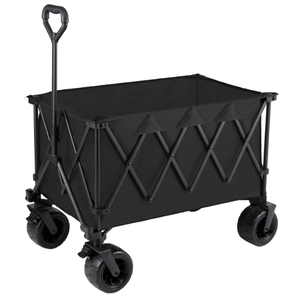 Faltbarer Verkaufswagen mit Sonnenschutz, tragbarer Großraumwagen für Händler und Marktstände - Product Image 3