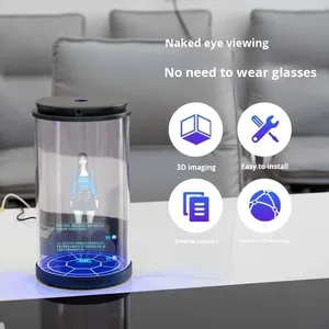 Vitrina pequeña de 10,1 pulgadas, señalización Digital holográfica 3D, interacción de voz AI, clasificación IP65, función SDK de paso de píxeles de 2,5mm - Product Image 6