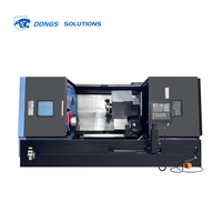Torno CNC Automático de Servicio Pesado DONGS-TCK700DY con Bancada Inclinada, Control Fanuc Horizontal, Motor de Mecanizado Automotriz de Alta Precisión