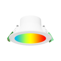 Lampes encastrées intelligentes Tuya RGBCW, ampoule LED intelligente multicolores, éclairage LED d'intérieur, spot LED encastré au plafond