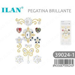 Set di Adesivi con Strass ILAN 39024-1, Applicazioni Decorative Lucide - Product Image 3