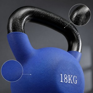 Kettlebells de fitness en fonte revêtues de vinyle antidérapant, prix de gros direct usine - Product Image 6