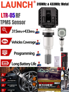 Launch LTR Capteur RF numérique de pression des pneus 315MHz et 433MHz 2 en 1 Capteur <span class=keywords><strong>TPMS</strong></span> universel Diagnostic - Product Image 5