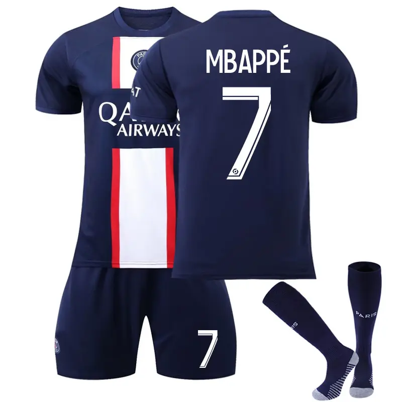 2223 Paris Saint Germain Macy's jersey home Court No. 10 nemalm barpe No. 7 PSG adult and children soccer uniform