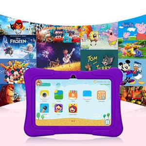 Tablette <span class=keywords><strong>K7</strong></span> <span class=keywords><strong>Pritom</strong></span> 7 pouces la moins chère, processeur quadricœur, Android 10, avec application d'apprentissage pour enfants et contrôle parental pour garçons et filles - Product Image 4