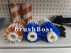Cepillos de limpieza de tetinas de vaca doble BRUSHBOSS Grado de bricolaje industrial personalizable OEM mejora la higiene de la granja lechera fabricante chino - Product Image 6