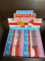 Jouets Squishy Géants, Jouets à Remontée Lente, Anti-Stress, Jouets à Presser en Gros, Crayon Géant, Hamburger, Sucette Fusée