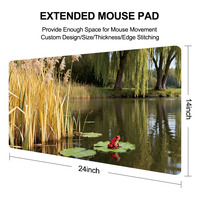 Tapis de souris de jeu en caoutchouc antidérapant 600x300x2mm en gros pour bureau à domicile, accessoires informatiques non toxiques en stock