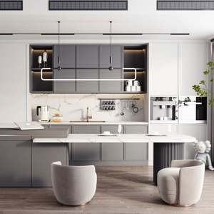 Muebles de Restaurante, Sistema Inteligente, Mueble de Cocina, Isla de Comedor de Tamaño Personalizado, Mesa Impermeable, Ecológica y Fácil de Limpiar - Product Image 1