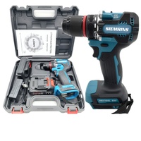 Perceuse sans fil 21V 13mm Série 487, perceuse électrique sans balais à batterie lithium, outil professionnel pour le bois