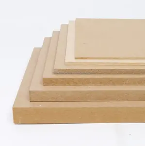 Factory Directly Sale High Grade high quality P2 1220X2440X 18mm Raw Plain MDF Board for Furniture Decoration