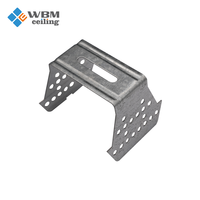 Supports de profilés en acier galvanisé pour plaques de plâtre, accessoires métalliques pour panneaux de gypse, adaptés aux montants/charnières/Omega/C/U