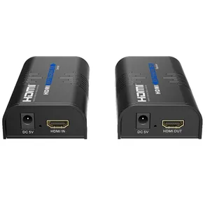 Extensor HDMI V2.0 Extensor <span class=keywords><strong>Video</strong></span> Sender + Receptor a través de Cat5e/Cat6 1080P Hasta 120m Transmisor de red Ethernet TX + RX - Product Image 1