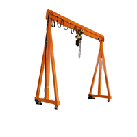 Mini-grue portique sans fil certifiée CE HNTIWIN, 5-10 tonnes, portable, pour atelier et entrepôt