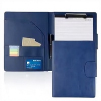 Porte-documents professionnel en cuir PU avec fermeture éclair, imprimé par sublimation, porte-stylo, plusieurs poches pour cartes, fabriqué en Chine (taille
