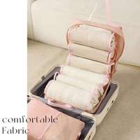 Sac de rangement pour chaussures de voyage Oxford avec fermeture éclair, portable, pliable, 6 compartiments, pour hommes et femmes, résistant à l'eau, durable
