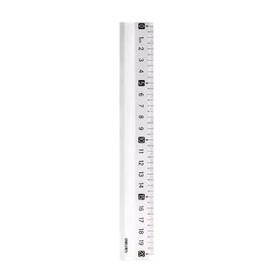 Regla transparente Deli de 20 cm, escala de plástico para estudiantes, para dibujo y medición - Product Image 5